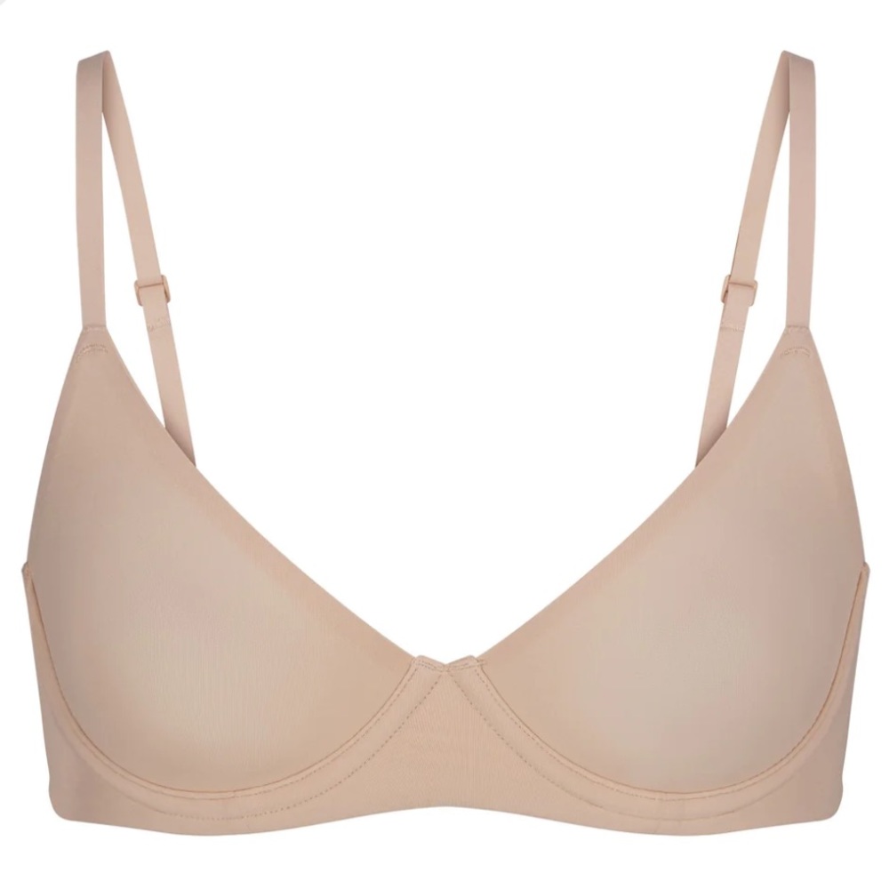 NWT SKIMS FITS EVERYBODY UNLINED DEMI BRA in Mica 34D